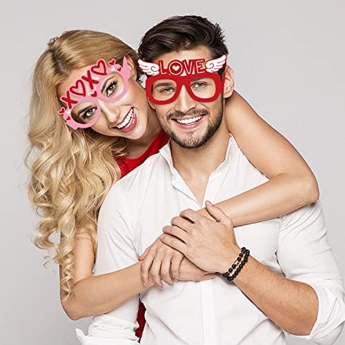 Heart Shaped Eyeglasses Valentines Day Photo Booth Props