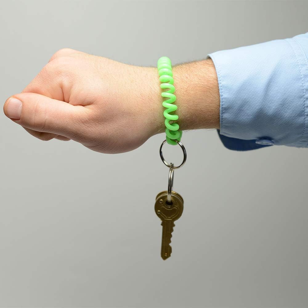 Kicko 25 Inch Spiral Keychain 12-Pack