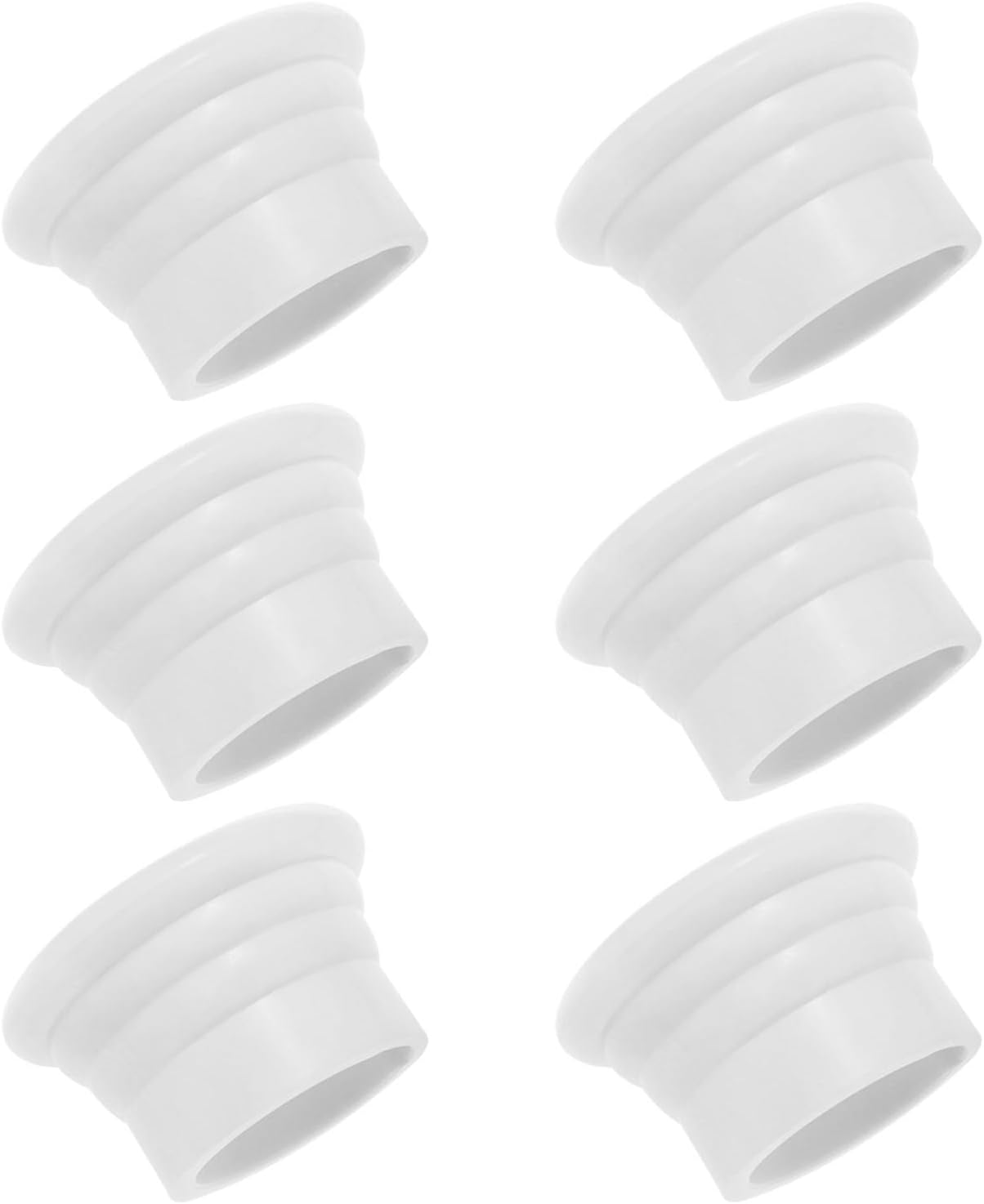 Plastic Curtain Rod End Cap 6 PCS 11 Inch Diameter