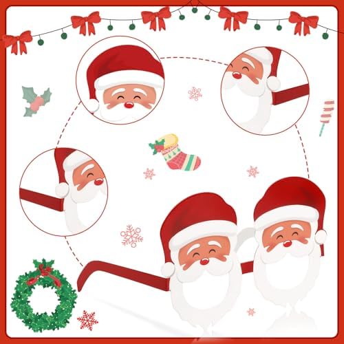12Pcs Christmas Glasses for Kids and Adults