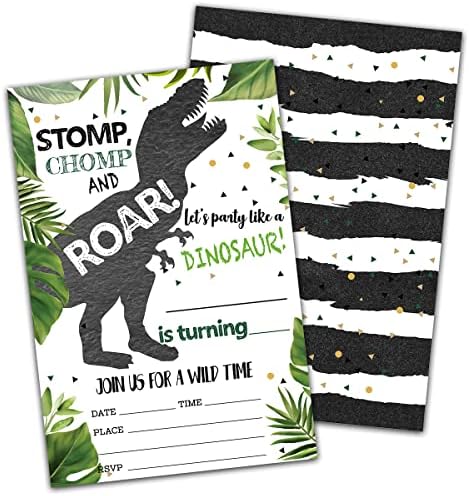 NYCTUG Dinosaur Party Invitation 4 X 6