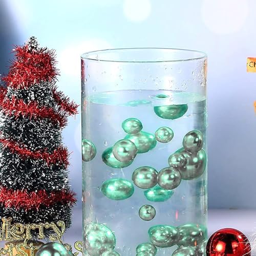 Floating Pearls Vase Filler 105pcs 1000 Transparent Beads