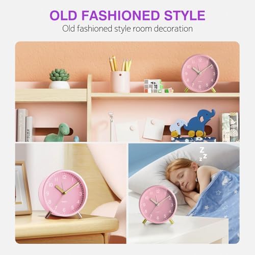 YouJabz Analog Alarm Clock for Girls and Kids