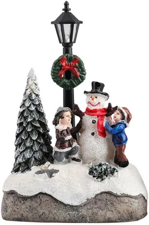 LED Lighted Christmas Village House with Collectible Buildings