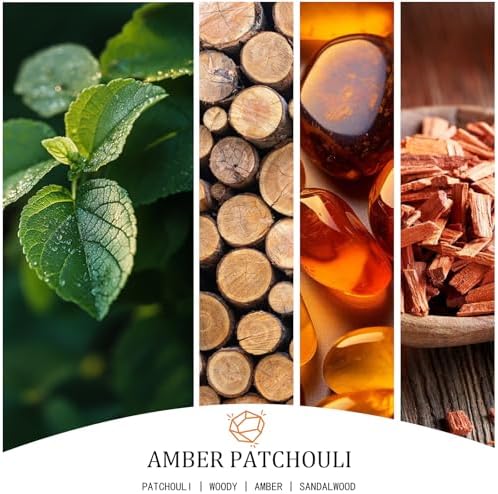 Amber Patchouli 30oz Soy Candle with 4 Wicks