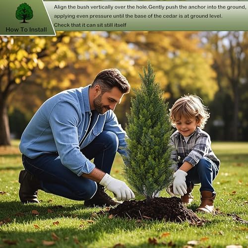 3FT Artificial Cedar Topiary Trees 2 Pack