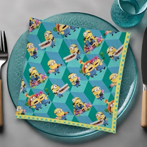 Despicable Me Multicolor Napkins 65x65 16 Count