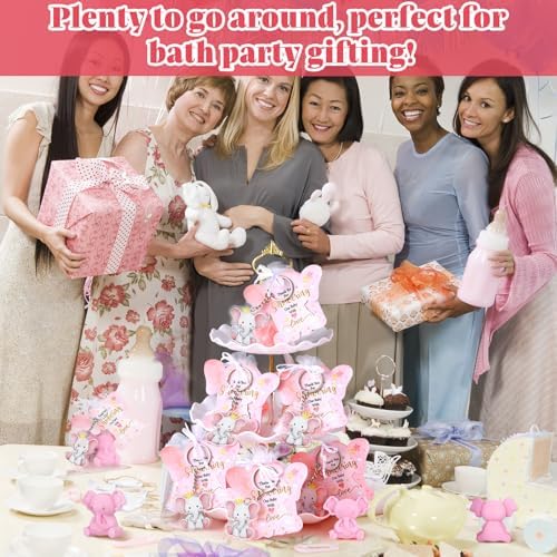 Dansib Baby Shower Favors Keychain Pack for Boys Girls