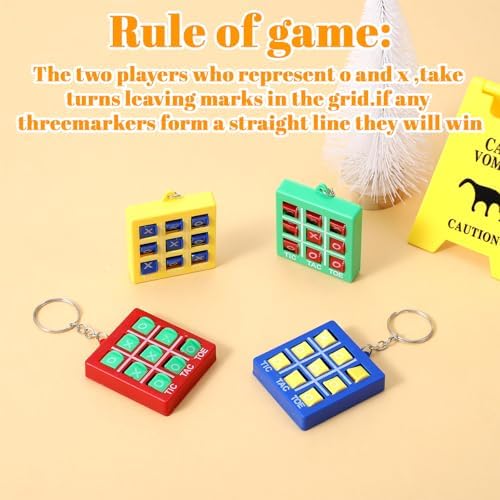 Mabor XO Tac-Toe Keychain Game for Goodie Bags