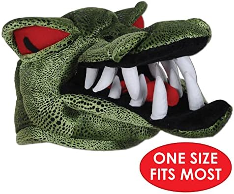 Beistle Plush Crocodile Headwear for Halloween