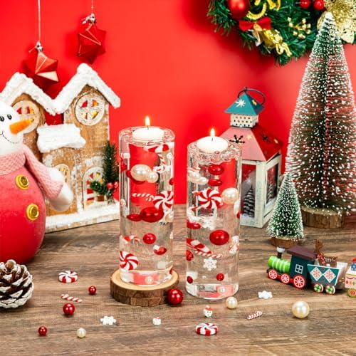 Snowman Christmas Vase Filler Decor Set 4136 Pcs