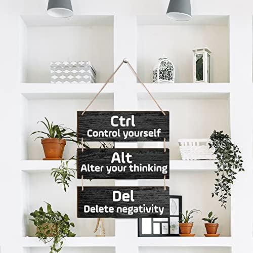 Jetec Inspirational Wall Art Rustic Wooden Quotes Decor