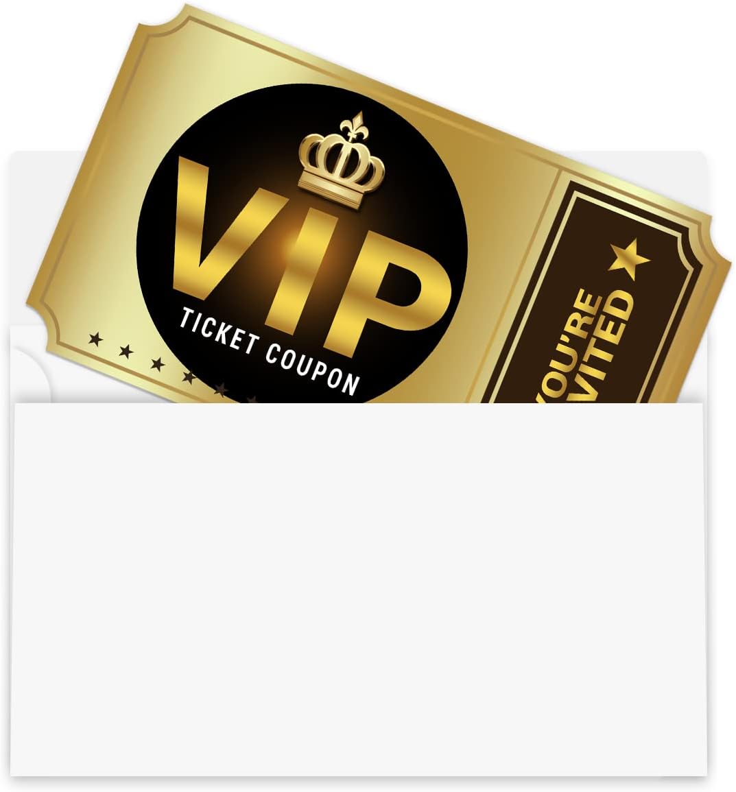 Wuguimeii 20 Double-Sided Birthday Party Invitations with Envelopes