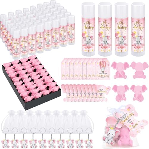 Dansib Baby Shower Favors Keychain Pack for Boys Girls