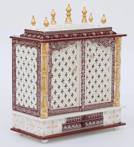Wooden Temple Wall Sculpture 12 Inch