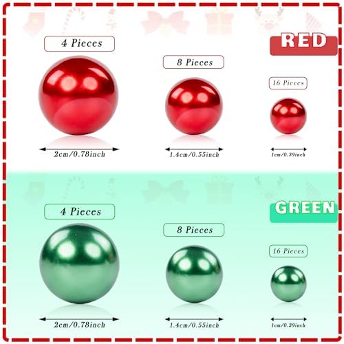 4114 Piece Christmas Vase Filler with Floating Candles and Clear Water Beads