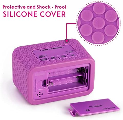Plumeet Kids Alarm Clock with Snooze and Backlight