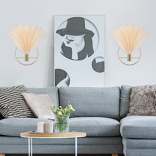 Wesiti 2 Piece Boho Pampas Wall Decor Set