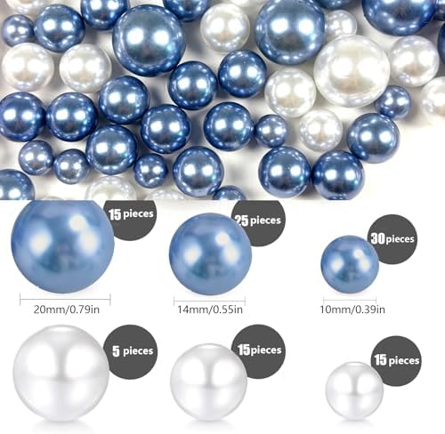 Floating Pearls Vase Filler Decor 105pcs 1000 Transparent Beads