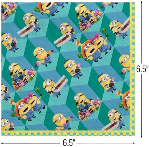 Despicable Me Multicolor Napkins 65x65 16 Count