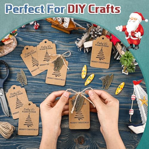 Suncalla 20 Sets Summer Christmas Keychain Decorations