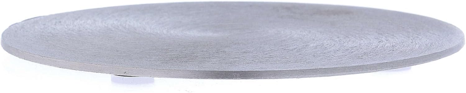 Silver-Plated Aluminium Candle Holder Bowl 5 12 in
