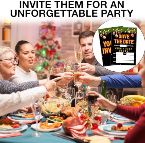 LyoGao Christmas Party Invitations 20 Pack