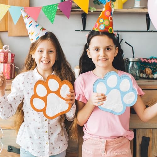 Blue Dog 40-Pcs Paw Napkins - Birthday Party Set