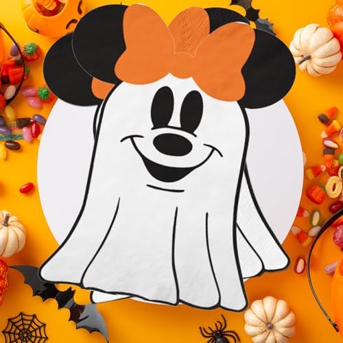 Gumwaqu Halloween Mouse Napkins 40pcs Decorative