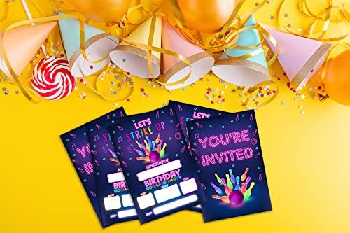 Lets Strike Up Bowling Birthday Invitations 20 Set