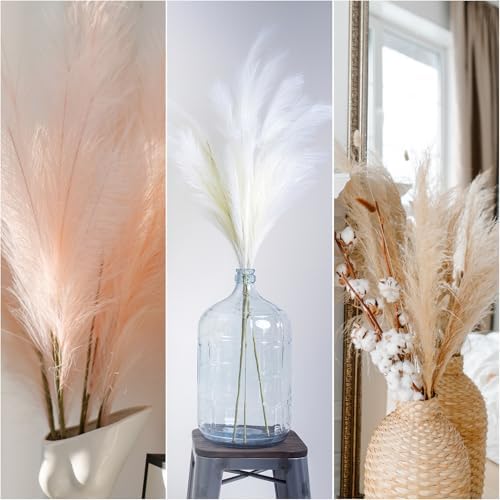 MECCANIXITY 30PCS Artificial Pampas Grass Decor 61cm