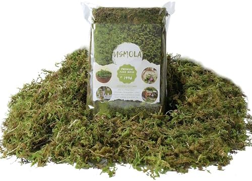 USMOLA Fake Green Moss for Potted Plants and DIY Crafts