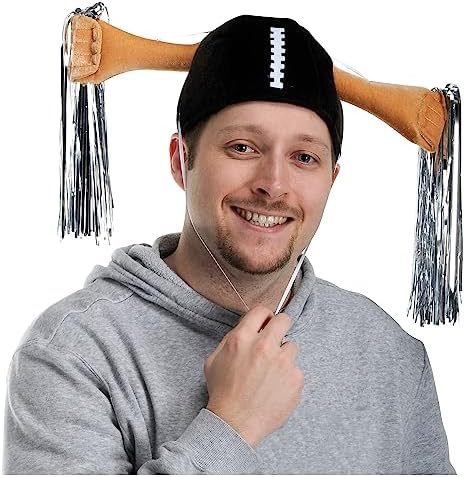 Beistle Football Shaker Cap for Tailgate Parties