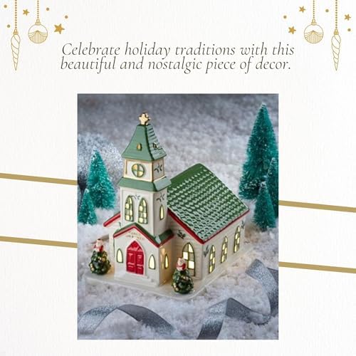Spode Miniature Christmas Village Figural Decoration with LED Light