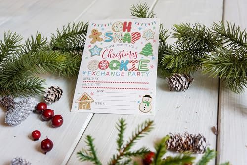 Main Event Prints Cookie Exchange Party Invitations