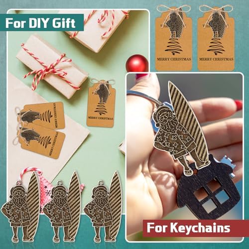 Suncalla 20 Sets Summer Christmas Keychain Decorations