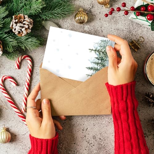 Whaline 25 Pack Christmas Party Invitations with Envelopes 1