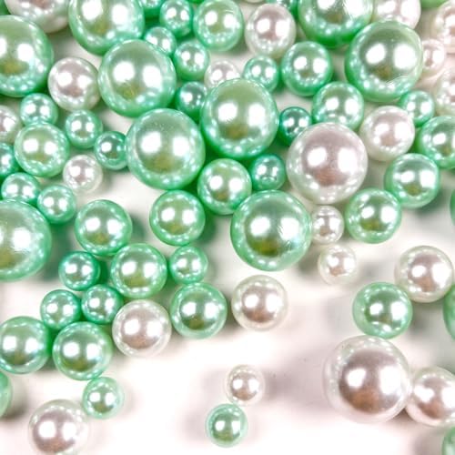 Floating Pearls Vase Filler 105pcs 1000 Transparent Beads