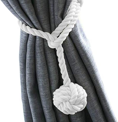 Melaluxe 4 Pack Curtain Tiebacks Heavy Duty
