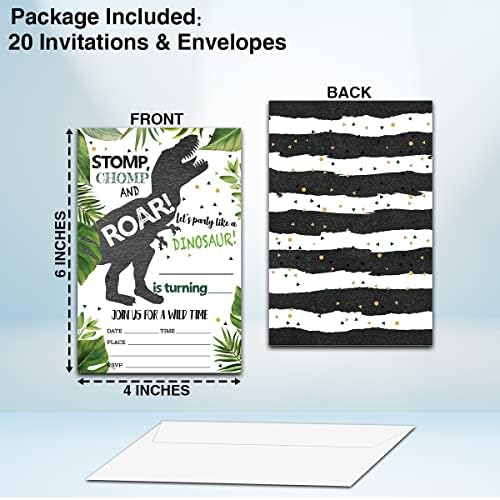 NYCTUG Dinosaur Party Invitation 4 X 6