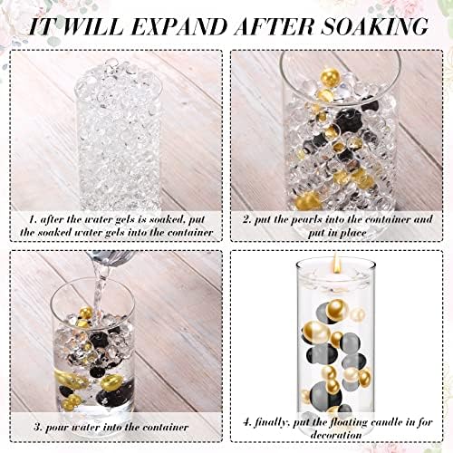 Nuanchu 20156 Pcs Centerpiece Vase Decor Set