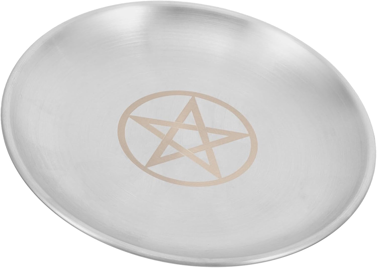 IMIKEYA Pentagram Altar Ritual Plate Dish