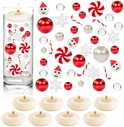 Snowman Christmas Vase Filler Decor Set 4136 Pcs