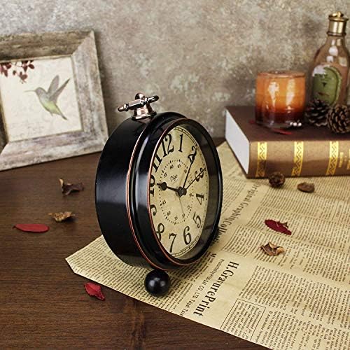 Maxspace 55 Inch Silent Desk Alarm Clock with HD Glass Face