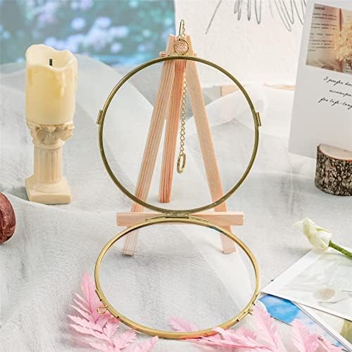 NCYP 43 Inch Double Glass Floating Frame for Photos and Pressed Flowers