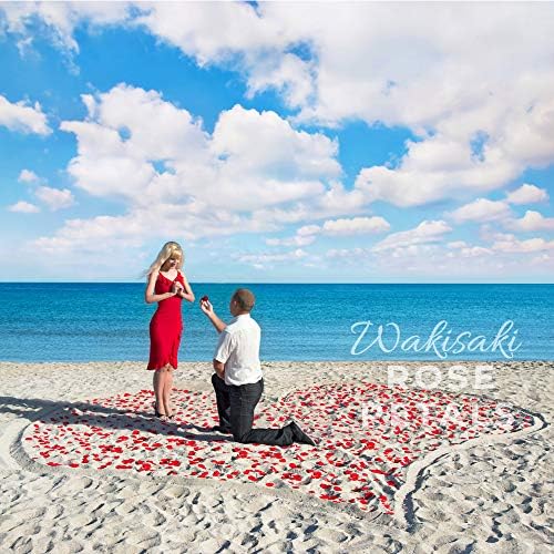 Pre-Separated Scented Artificial Silk Rose Petals 1000 PCS Dark Red