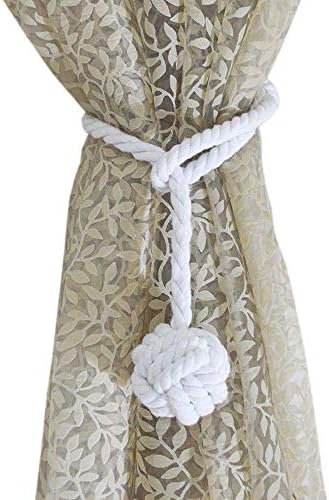 Melaluxe 4 Pack Curtain Tiebacks Heavy Duty