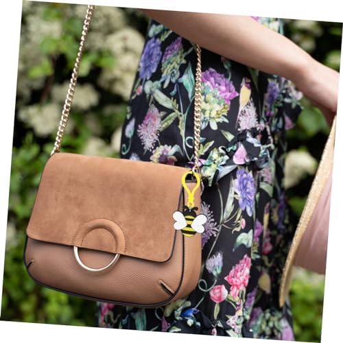 UPKOCH 12 Pcs Cute Bee Keychains for Women Aesthetic Backpack Accessories