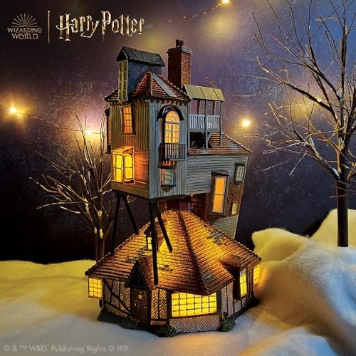 Department 56 Harry Potter The Burrow Lit Building 906 Inch