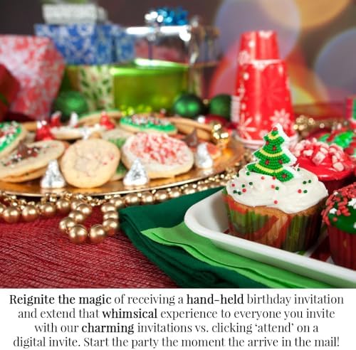 Amanda Creation Holiday Invitations with Envelopes 20 Pack